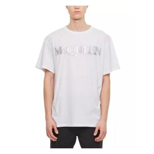 Футболка creneck cotton t-shirt Alexander Mcqueen, белый McQueen