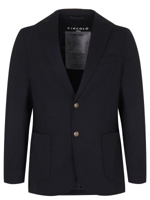 Пиджак шерстяной CIRCOLO 1901. Цвет: черный