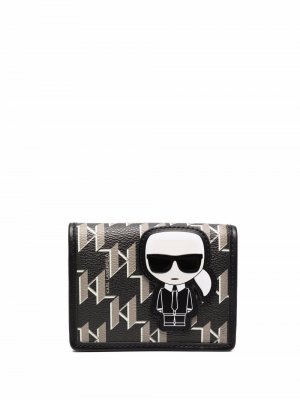 Поясная сумка K/Ikonik Monogram Karl Lagerfeld. Цвет: черный