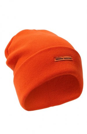 Шерстяная шапка Heron Preston. Цвет: оранжевый