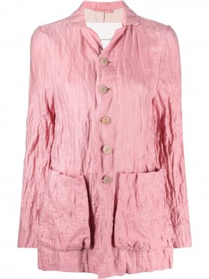 Куртка с жатым эффектом Toogood. Цвет: розовый