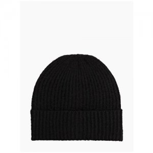 Черная шапка-бини Incity, цвет чёрный, размер One size INCITY. Цвет: черный