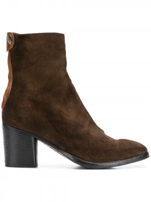 Block heel ankle boots Alberto Fasciani. Цвет: коричневый