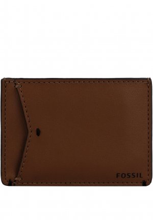 Визитница , коричневый Fossil