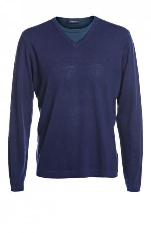 Пуловер Ermenegildo Zegna. Цвет: темно-синий