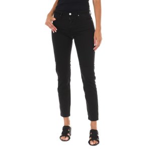 Длинные джинсовые брюки с узким краем 10DB50281-B075 женщина MET