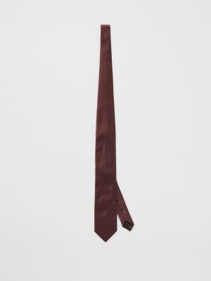 Шелково-атласный галстук , бургундия Lanvin
