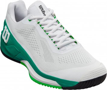 Кроссовки Rush Pro 4.0 Tennis Shoes , цвет White/Bosphorus/Green Wilson