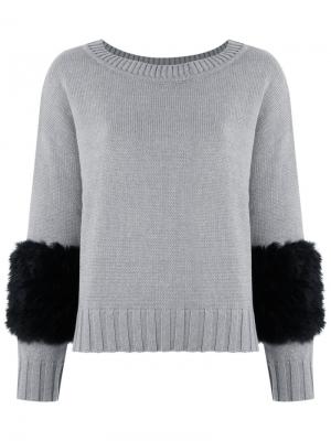 Knit sweatshirt Andrea Bogosian. Цвет: серый