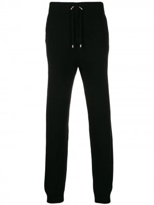 Трикотажные спортивные брюки Balmain. Цвет: черный
