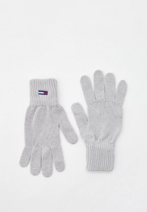 Перчатки Tommy Hilfiger. Цвет: серый
