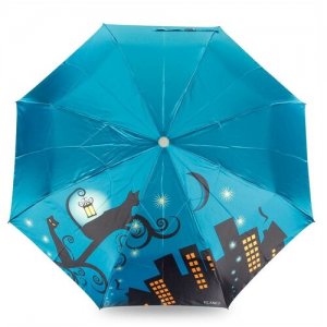 Зонт, зеленый PLANET. Цвет: фиолетовый