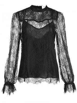 Блузка с длинными рукавами Lois Tanya Taylor. Цвет: черный