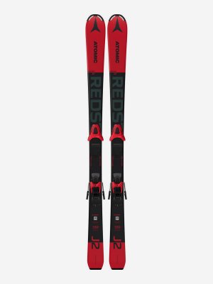 Горные лыжи детские Redster J2 100-120 + C 5 GW, Черный Atomic. Цвет: черный