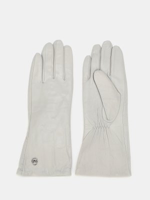 Кожаные перчатки ORSA. Цвет: серый