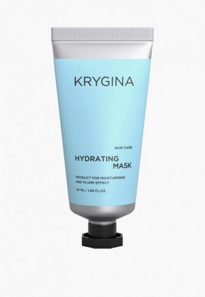 Маска для лица Krygina Cosmetics увлажняющая с комплексом аминокислот HYDRATING MASK, 50 мл. Цвет: бирюзовый