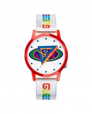 Часы-унисекс J balvin V1050M1 из полиуретана с разноцветным ремешком , мультиколор Guess