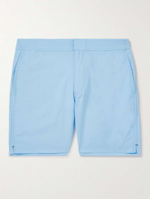 Прямые шорты для плавания средней длины SID MASHBURN, синий Mashburn