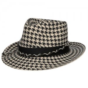 Шляпа федора SEEBERGER 18479-0 FELT FEDORA, размер ONE. Цвет: черный