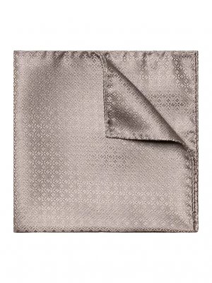 Шелковый вечерний нагрудный платок , серый Eton