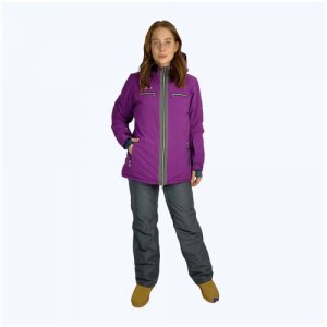 Комплект с брюками , размер M, фиолетовый Snow Headquarter. Цвет: черный