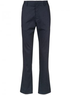 Классические строгие брюки Cerruti 1881. Цвет: синий