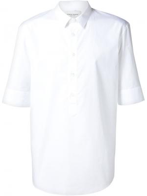 Рубашка с короткими рукавами Public School. Цвет: белый