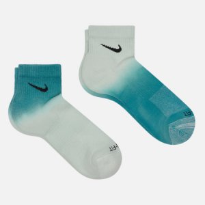 Комплект носков 2-Pack Everyday Plus Cushioned Nike. Цвет: комбинированный