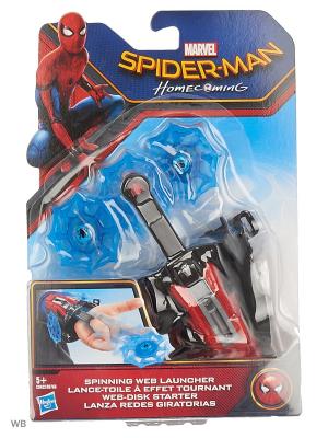 Бластеры человека-паука,стреляющие пластиковой паутиной Spider-Man. Цвет: синий, красный