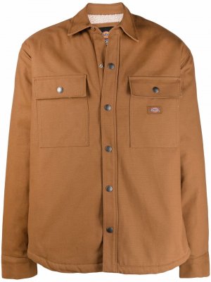 Куртка с подкладкой из шерпы Dickies Construct. Цвет: bd0 duck brown
