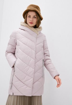 Куртка утепленная Franco Vello. Цвет: розовый