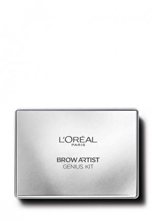 Тени для бровей LOreal Paris L'Oreal Brow Artist, оттенок 02, темный, 52 г. Цвет: коричневый