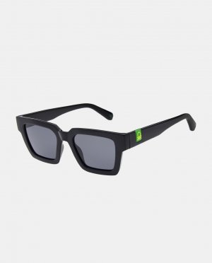Черные квадратные мужские солнцезащитные очки , черный Benetton