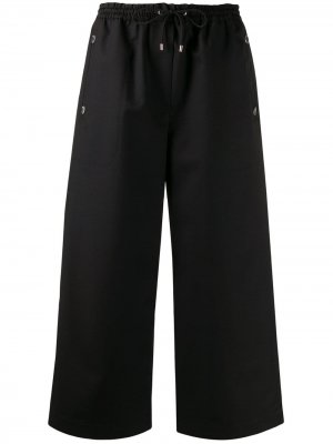 Укороченные брюки с кулиской Kenzo. Цвет: черный