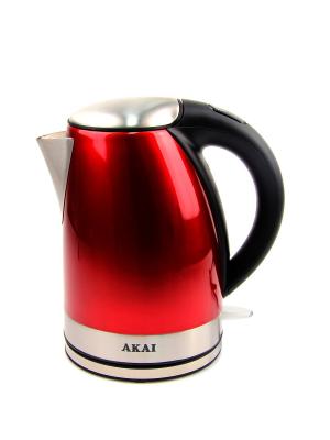 Электрический чайник 1,7 литра AKAI. Цвет: красный