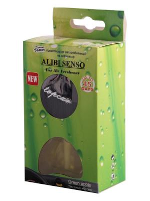 Ароматизатор в дефлектор Alibi Senso Зеленое яблоко AZARD. Цвет: черный