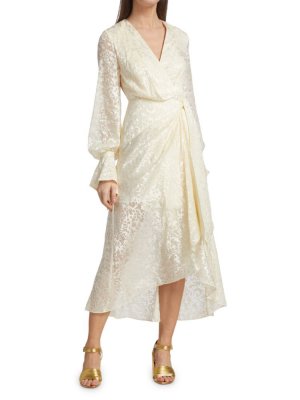 Платье макси Wayside с драпировкой , цвет Cream Acler