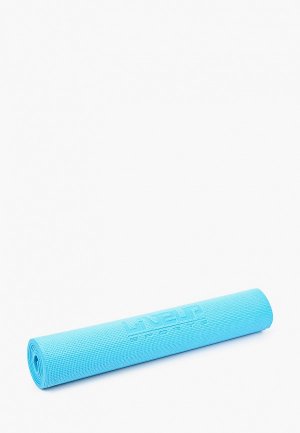 Коврик для йоги Liveup PVC YOGA MAT. Цвет: голубой