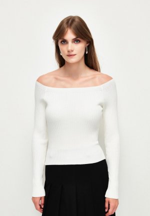 Вязаный свитер , цвет white adL