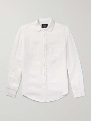 Льняная рубашка PORTUGUESE FLANNEL, белый Flannel