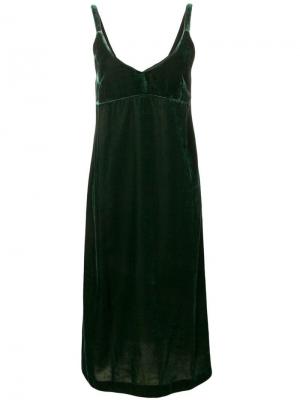 Платье-комбинация Bellerose. Цвет: зеленый