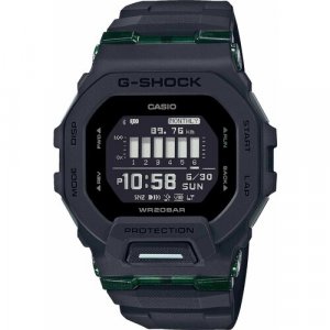 Наручные часы GBD-200, черный, зеленый CASIO. Цвет: черный/зеленый