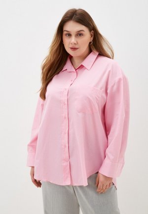 Рубашка Trendyol. Цвет: розовый