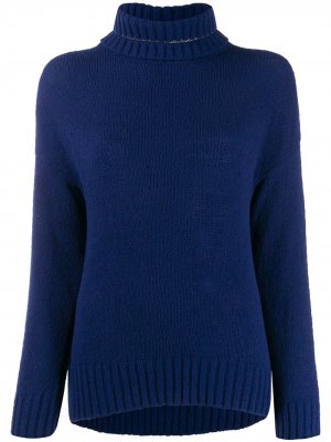 La Fileria For Daniello свитер с высоким воротником D'aniello. Цвет: синий