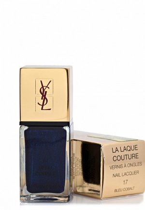 Лак для ногтей устойчивый la laque couture 17 6 мл Yves Saint Laurent YV007MWHJ774. Цвет: синий