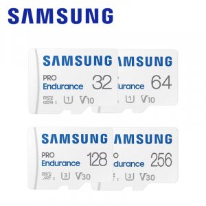 Карта памяти PRO Endurance MicroSDXC + адаптер, класс 10, для видеорегистратора, нательной камеры и наблюдения Samsung