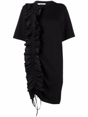 Платье со сборками MSGM. Цвет: черный