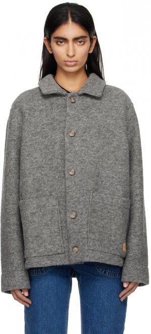 Серая куртка Thais , цвет Heathered grey A.P.C.