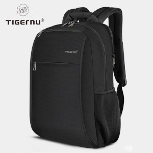 , новый противообрастающий модный 15,6-дюймовый рюкзак для ноутбука, мужской водонепроницаемый материал с USB-портом зарядки 4,0 А, дорожная сумка, повседневная сумка Tigernu