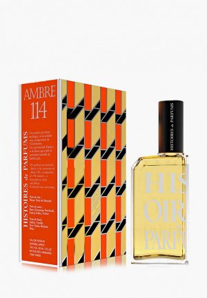 Парфюмерная вода Histoires de Parfums AMBRE 114, 60 мл. Цвет: прозрачный
